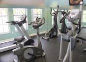 Thumbnail 16 of 24 - fitness center with bikes andtreadmills