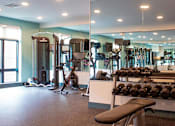 Thumbnail 49 of 82 - Beverly MA Apartments - Holmes Beverly -State-Of-The-Art Fitness Center with Equipment, Weights, Machines, and Large Mirrors