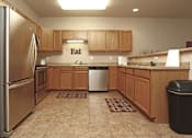 Thumbnail 2 of 12 - Fully Furnished Kitchen at Osgood Place Apartments, North Dakota, 58104
