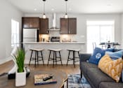 Thumbnail 5 of 54 - Kitchen at the Quarry Apartments in DeWitt Michigan