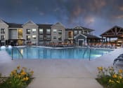 Thumbnail 27 of 62 - Twilight Pool at Watermark at Harvest Junction, Longmont, CO