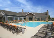 Thumbnail 30 of 62 - Swimming Pool With Relaxing Sundecks at Watermark at Harvest Junction, Longmont