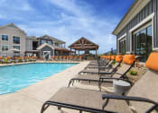 Thumbnail 32 of 62 - Pool Side Relaxing Area at Watermark at Harvest Junction, Colorado, 80501