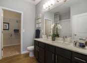 Thumbnail 70 of 78 - Custom Look Pointe at Prosperity Village Bathroom in Charlotte Apartment Homes for Rent
