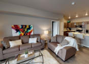 Thumbnail 57 of 92 - Living Space With Kitchen at Upscale Living at the Grand off 45th, Fargo