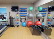 Thumbnail 7 of 92 - fitness room at Upscale Living at the Grand off 45th, North Dakota