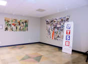 Thumbnail 8 of 18 - paintings on wall for art show at Hoffman Hotel Apartments in South Bend, IN