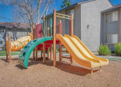 Thumbnail 2 of 22 - the playground with a slide