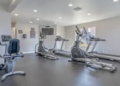 Thumbnail 17 of 22 - the gym is equipped with cardio equipment and treadmills