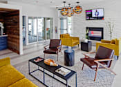 Thumbnail 10 of 25 - Clubroom With Smart Tv And Fireplace at Riverwalk, Eugene, OR
