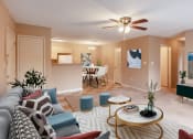 Thumbnail 15 of 23 - Living room at Bay Crossings Apartments, Bay St. Louis, MS, 39520