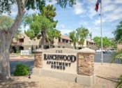 Thumbnail 1 of 25 - Welcoming Property Signage at Ranchwood Apartments, Glendale, AZ, 85301
