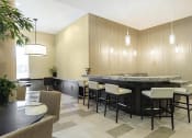 Thumbnail 21 of 33 - Lobby with modern interior decoration at Wilshire Vermont, Los Angeles