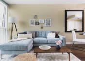 Thumbnail 2 of 33 - Living Room with large sofa at Wilshire Vermont, Los Angeles, CA 90010