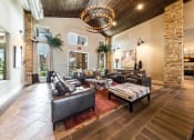 Thumbnail 9 of 39 - Relaxing Lounge Area in Clubhouse at Legacy Creekside Apartments, San Antonio, TX