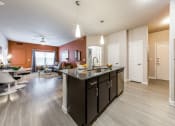 Thumbnail 17 of 39 - Model 1 - Open Floor Plan with Kitchen Island at Legacy Creekside Apartments, San Antonio, TX, 78251