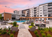 Thumbnail 27 of 70 - Twilight view at JTB Apartments, Jacksonville, Florida