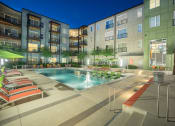 Thumbnail 33 of 45 - Swimming pool with the building view at Artisan Twickenham Square, Alabama 35801