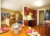 Thumbnail 9 of 13 - Dinning Room & Kitchen at Casa de Luna in Raleigh, North Carolina, 27604.