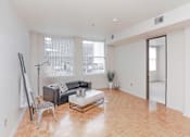 Thumbnail 15 of 50 - Living Room at The Kales Building Apartments in Detroit, MI