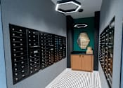 Thumbnail 33 of 47 - This is a view of our mailroon at Grand Flats, St. Louis, MO, 63104