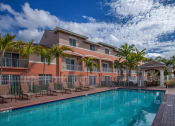 Thumbnail 3 of 18 - Preserve at Boynton Beach resort style pool with lounge chairs at Preserve at Boynton Beach, Boynton Beach, FL, 33435