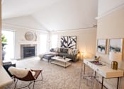 Thumbnail 28 of 41 - Spacious living room | Novi, Mi Apartments | River Oaks West in Novi