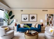 Thumbnail 35 of 41 - Spacious living room | River Oaks West Apartments in Novi, MI