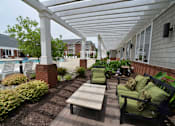 Thumbnail 16 of 29 - Outdoor seating near the pool in petersburg virginia