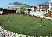 Thumbnail 20 of 29 - outdoor putting green for enterainment and recreation at 1200 Acqua Apartment homes