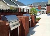 Thumbnail 22 of 29 - Outdoor BBQ area pool-side in petersburg va