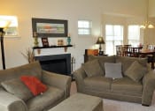 Thumbnail 9 of 34 - living room leads into dining room