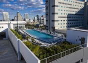 Thumbnail 2 of 19 - Rooftop Pool Aerial View at The Julian Orlando, Orlando