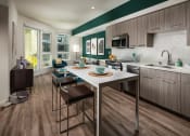 Thumbnail 4 of 44 - Model Kitchen at Topaz Apartments, California