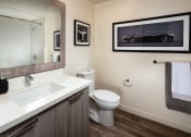 Thumbnail 40 of 44 - Luxurious Bathroom at Topaz Apartments, Los Angeles, CA