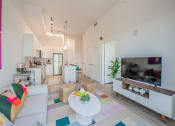 Thumbnail 4 of 28 - Living Area With TV at Altis Little Havana, Miami, FL