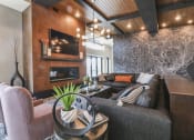 Thumbnail 39 of 61 - Clubroom With TV And Fireplace at Vue at Bluestone, Minnesota