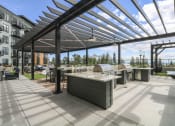 Thumbnail 41 of 61 - Gathering Area With Grills And Corn Hole at Vue at Bluestone, Duluth, MN, 55803