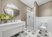 Thumbnail 3 of 16 - Luxurious Bathroom at Whitcomb Terrace Apartments, Merrillville, IN