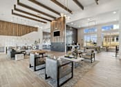 Thumbnail 7 of 14 - Game room with chairs and tables, Ironcrest, Nort Richland Hills,
