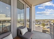 Thumbnail 13 of 14 - Private balcony with chairs, Ironcrest, North Richland Hills, TX