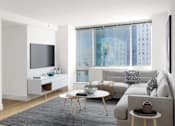 Thumbnail 3 of 11 - Modern Living Room at The Metropolis, New York, 10017