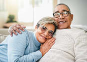 Thumbnail 12 of 12 - Happy older couple