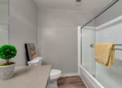 Thumbnail 41 of 103 - Oval Tub With Combo Shower at Balboa, Sunnyvale, CA