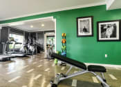 Thumbnail 17 of 22 - fitness room with bench view