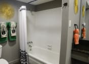 Thumbnail 8 of 22 - guest bathroom shower tub
