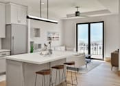Thumbnail 1 of 32 - Image of quartz counter tops in kitched located at Illuminate Luxury Residences in Madison, WI
