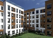 Thumbnail 11 of 23 - Exterior Rendering Courtyard