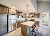 Thumbnail 5 of 29 - Luxury kitchen in Lansing, Michigan Apartments | Pine Lane Estates 