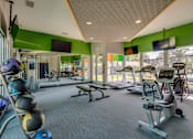 Thumbnail 17 of 24 - Gym  at Abbott Pointe Apartments in East Lansing, MI near Michigan State University